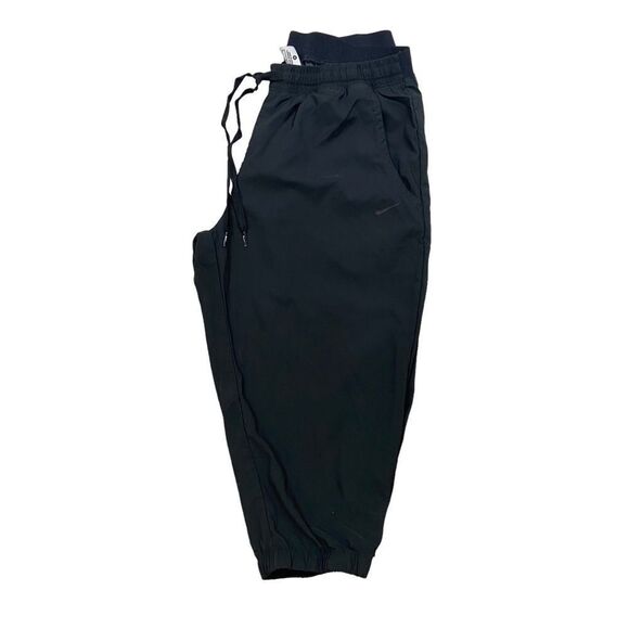 Ladies‎ Nike Dri-Fit Black Cropped Relaxed Fit Athletic Pants Size Medium - Picture 1 of 10